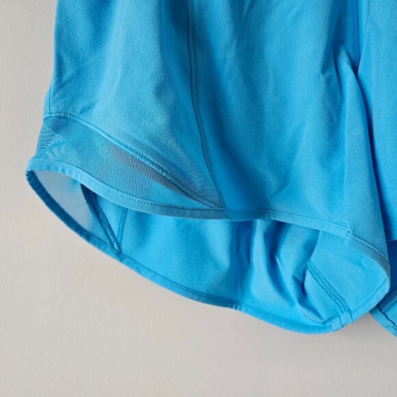 NWT LULULEMON KYBL Blue Hotty Hot High Rise Short 4" Lined Size 4 - Picture 4 of 9